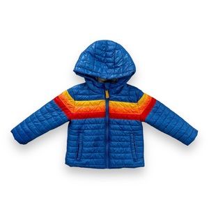 Cat & Jack | Retro Toddler Puffer Jacket (2T) 🌈